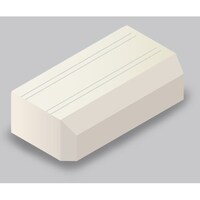 マサル工業 ニュー・エフモール付属品 エンド 2号 ミルキーホワイト SFME23 SFME23 1個