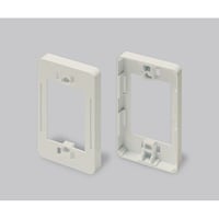 マサル工業 ニュー・エフモール付属品 コンセント用引出フレーム 1個用 ミルキーホワイト SFBK13 SFBK13 1個