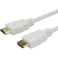 ホーリック ハイスピードHDMIケーブル 2.0m ホワイト プラスチックモールド 4K/30p HDR 3D HEC ARC リンク機能 HDM20005WH 1個