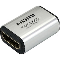 ホーリック HDMI中継アダプタ シルバー HDMIタイプAメスHDMIタイプAメス HDMIFHDMIF HDMIFHDMIF 1個