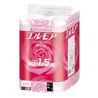 カミ商事 エルモア 1.5倍巻 ピンクダブル 1梱(12ロール×6)