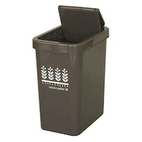 平和工業 ゴミ箱 18L スライドペール ふた付き ブラウン