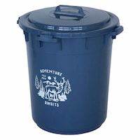 平和工業 ゴミ箱 45L カラーペール アースカラー ナイトブルー