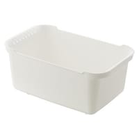 リス 洗い桶 リベラリスタ ウォッシュタブ 排水栓付き 持ち手付き ホワイト