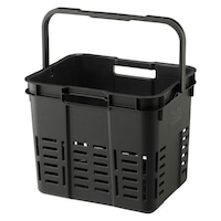 リス 収納ボックス トランクカーゴ メッシュカーゴ 16 バスケット 幅34×奥行26.2×高さ26.5cm ブラック