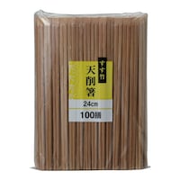大和物産 割箸 割り箸 すす竹天削 24cm 100膳
