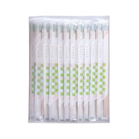 大和物産 割り箸 ポリ完封箸 桜柄 楊枝入 100膳