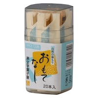 大和物産 菓子箸 黒文字菓子箸 20本容器入 黒文字