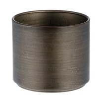 ホワイエ プランター MC円柱ベース 直径10×高さ8.5cm アイアン ダークブラック