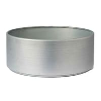 ホワイエ 花瓶 MC浅型円柱 直径17×高さ8cm ナチュラルアイアンマット