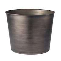 ホワイエ プランター MC円錐ポット 直径14.5×高さ11.5cm アイアン ダークブラック