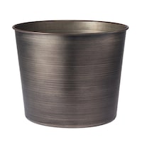 ホワイエ プランター MC円錐ポット 直径16×高さ12.5cm アイアン ダークブラック