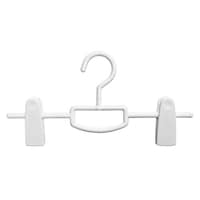 シンコハンガー ハンガー モノクローゼット スカートハンガー ビッグクリップ ホワイト