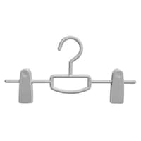 シンコハンガー ハンガー モノクローゼット スカートハンガー ビッグクリップ グレー