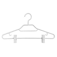 シンコハンガー ハンガー モノクローゼット 幅41.5cm シャツハンガークリップ 3本組 ホワイト