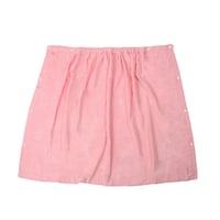 林 巻きタオル 80cm×120cm シャーリングカラー 無地 ピンク