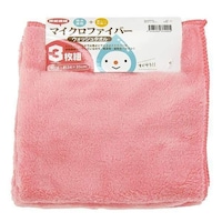 ウォッシュタオル マイクロファイバー ピンク
