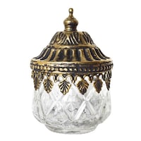 ケーアイジャパン ガラス瓶 フード カレイド ビジュー ふた付き