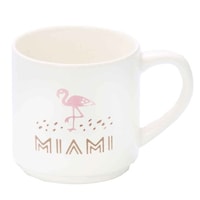 ケーアイジャパン マグカップ 240ml TRAVELERS トラベラーズ 陶器 スタッキング 食器 マイアミ マイアミ