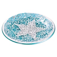 ケーアイジャパン アクセサリートレイ ルミエール ブリエ ラウンドトレイ ホワイトブルー BSB