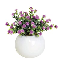 ケーアイジャパン フェイクグリーン ラウンドポットL 卓上 デイジー