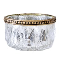 ケーアイジャパン 小物収納 ビジューガラスポット クリスタル ガラス製 シルバー