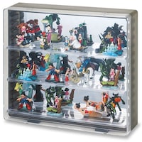 伊勢藤 コレクションケース 壁掛けタイプ クリアブラック