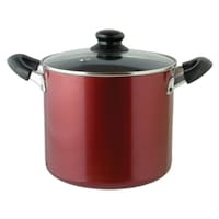 リビング 寸胴鍋 22cm IH対応 キュイジーヌ ガラス蓋付き