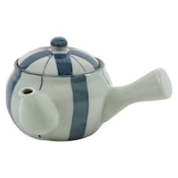 リビング 急須 400ml 染十草 茶こし付き ポット ティーポット 陶器