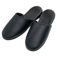 オクムラ スリッパ 抗菌 アニリンスリッパ Mサイズ ブラウン ブラック