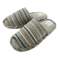 オクムラ スリッパ 大きい メンズ 28.0から29.0cm シェニール織風 グレー