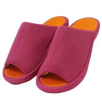 オクムラ スリッパ 歩行姿勢サポート3DコンフォートM 22.5から23.5cm レッド