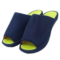 オクムラ スリッパ 歩行姿勢サポート3DコンフォートL 25.5から26.5cm ネイビー