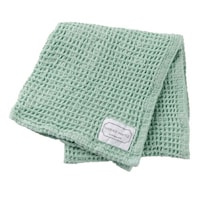 レップ キッチンクロス 綿100% 大判サイズ 吸水性 ワッフル生地 ループ付き ヘンリー グリーン