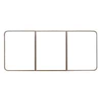 ミエ産業 風呂ふた 組み合わせ 軽量 カビの生えにくい風呂ふた L14 75×140cm 実寸73×138cm 3枚組