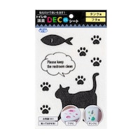 サンコー 消臭シート タンク用 トイレの消臭DECOシート おさかなとネコ