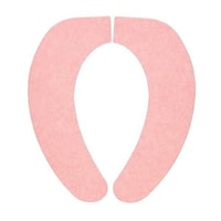 サンコー おくだけ便座シート 1組入 無地 ピンク 【222933】 ピンク