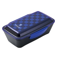 小森樹脂 お弁当箱 1段 深型 メンズドームランチボックス ル・ボア オム 1000ml ブルー ブルー