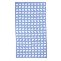 成願 バスタオル 70×120cm エレファントインファント ガーゼタオル ロング タオル 手ぬぐい 赤ちゃん 子供 ブルー