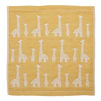 成願 ハンドタオル 34×35cm エレファントインファント ガーゼタオル タオル ハンカチ ウォッシュタオル 手ぬぐい 赤ちゃん イエロー