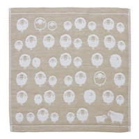 成願 ハンドタオル 34×35cm エレファントインファント ガーゼタオル タオル ハンカチ ウォッシュタオル 手ぬぐい 赤ちゃん ベージュ