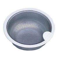 伸晃 流し用 ゴミかご ステンレス製 浅型ゴミカゴ 排水口 直径135mm用