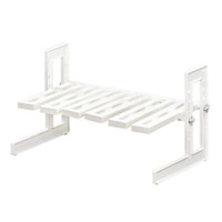 伸晃 シンク下 収納 伸縮式 1段 設置簡単 排水管をよけて設置できる