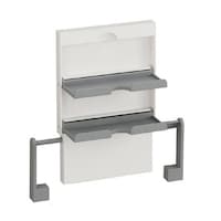 伸晃 キッチンペーパーホルダー ラップ・ペーパーホルダー 収納ラック マグネット 磁石 ホワイト