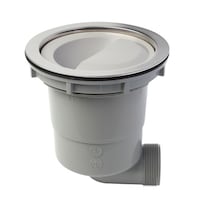 伸晃 排水口トラップ 浅型排水トラップセット 横向き排水 ステンレスゴミカゴタイプ