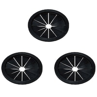 伸晃 流し用 菊割れゴム 排水口 ふた 直径80mm用 3個セット