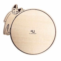 ヤマト工芸 コースター 木製 ねこ 合板 コップ敷き 日本製 スフィンクス