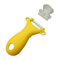 サンクラフト ピーラー 安全カバー付き 子供向け調理器具 ステンレス製