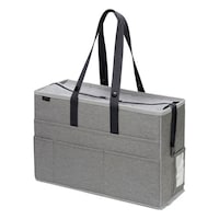 ソニック フタ付キャビネットバッグ A4ノートPC対応 ユー グレー