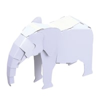 ハコモ 工作キット ダンボール製 hacomo kids ゾウ